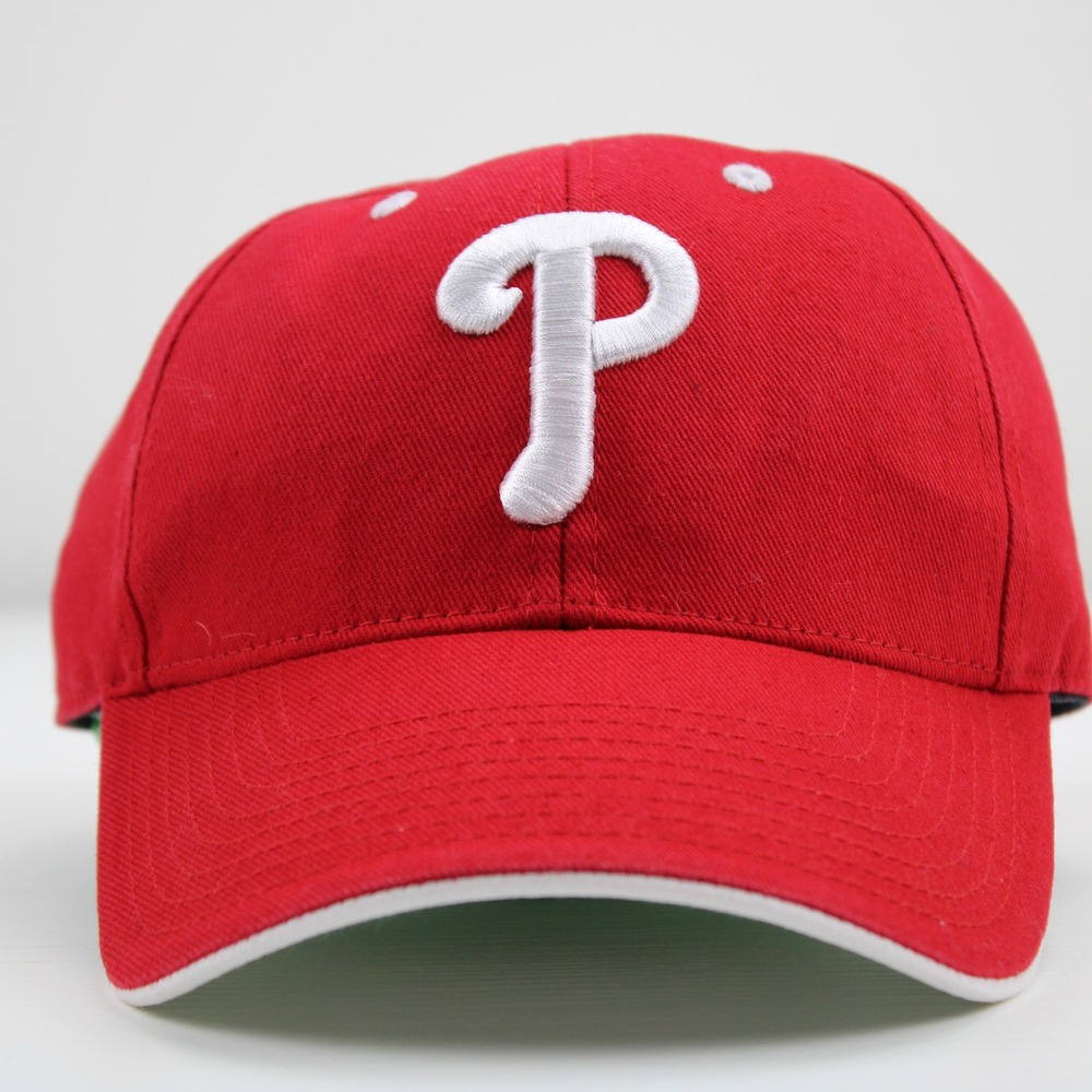 MLB Philadelphia Phillies Baseball Cap Red White Snapback Hat GenuineMerchandise
